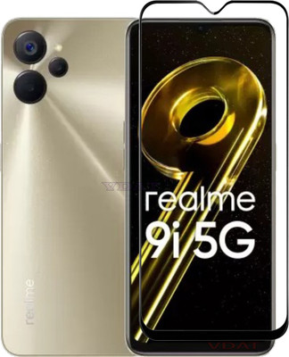 VDAT Edge To Edge Tempered Glass for realme 9i 5G, REALME 9I 5G(Pack of 1)