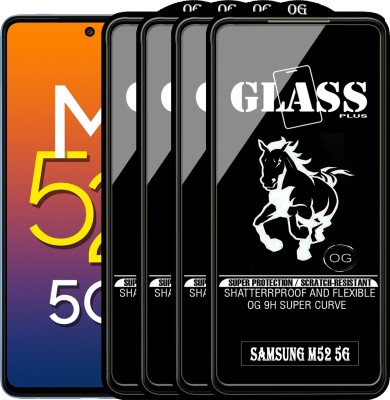 PFOAM Edge To Edge Tempered Glass for SAMSUNG GALAXY M52 5G(Pack of 4)