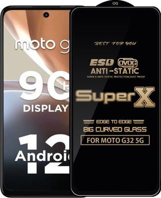 Qyist Edge To Edge Tempered Glass for MOTO G32 5G(Pack of 1)