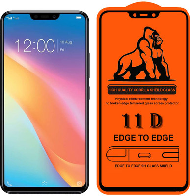 1DOLLAR Edge To Edge Tempered Glass for Vivo Y83 Pro (9H Hardness-11D)(Pack of 1)