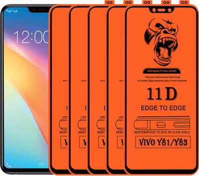 PFOAM Edge To Edge Tempered Glass for VIVO Y83(Pack of 5)