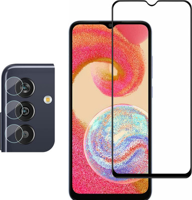 ISAAK Edge To Edge Tempered Glass for Samsung Galaxy A14 5G, Edge to Edge, 11D Tempered Glass Camera Lens Protector (COMBO PACK)(Pack of 2)