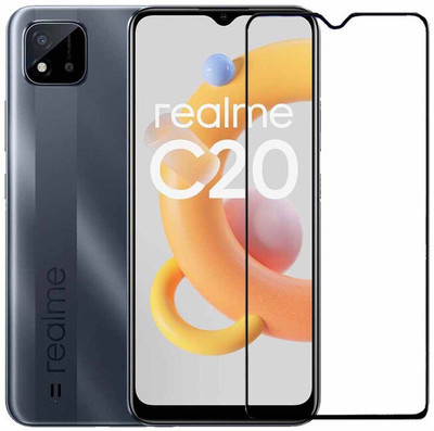 Expromium Edge To Edge Tempered Glass for Realme C20(Pack of 1)