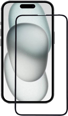 INFINITYWORLD Edge To Edge Tempered Glass for Apple iphone 15, iphone 15(Pack of 1)
