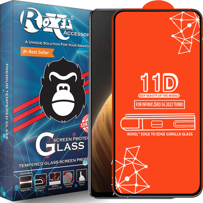 Roxel Edge To Edge Tempered Glass for Infinix Zero 5G 2023 Turbo(Pack of 1)