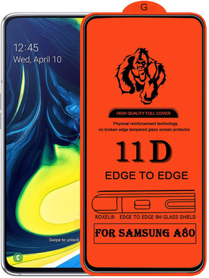 9H Edge To Edge Tempered Glass for Samsung Galaxy A80 -Premium_11D(Pack of 1)