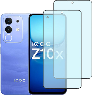 SPRITZEN Edge To Edge Tempered Glass for iQOO Z10x 5G, Matte Tempered Glass(Pack of 2)