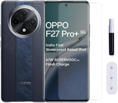 ASVALBUY Edge To Edge Tempered Glass for OPPO F27 Pro+(Pack of 1)