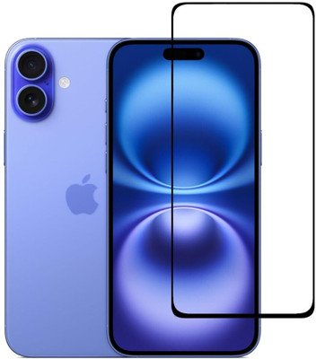 BRENZZ Edge To Edge Tempered Glass for Apple iPhone 16 Plus(Pack of 1)