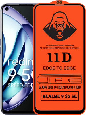 Laxdom Edge To Edge Tempered Glass for REALME 9 5G SE(Pack of 1)