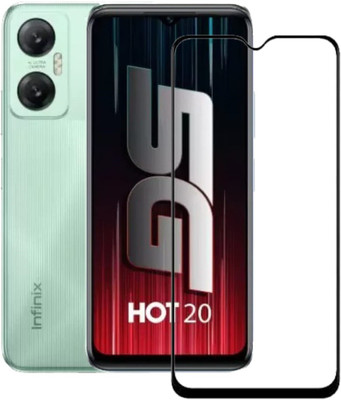 welldesign Edge To Edge Tempered Glass for Infinix Hot 20(Pack of 1)