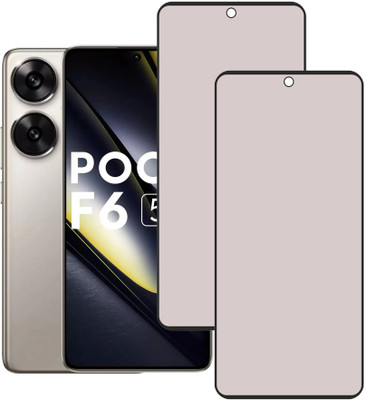 KARTRAY Edge To Edge Tempered Glass for Poco F6 5G, Matt Glass(Pack of 2)