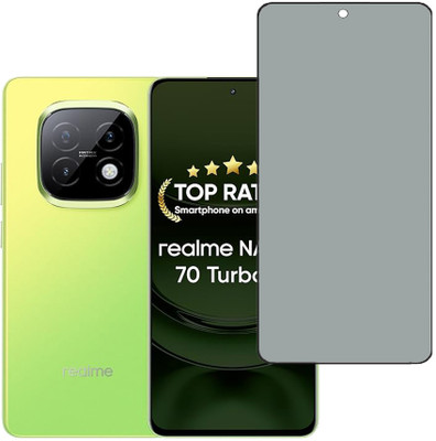 VAYUVAULT Edge To Edge Tempered Glass for realme 70 TURBO 5G, realme Narzo 70 TURBO 5G(Pack of 1)