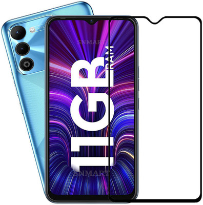 SNMART Edge To Edge Tempered Glass for Tecno Spark 9(Pack of 1)