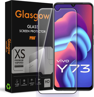 Glasgow Edge To Edge Tempered Glass for Vivo Y73(Pack of 1)