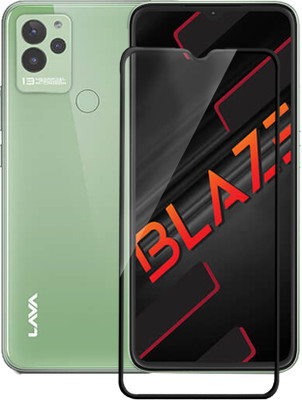 Flipkart SmartBuy Edge To Edge Tempered Glass for LAVA Blaze(Pack of 1)