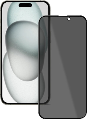 GLOBAL NOMAD Edge To Edge Tempered Glass for iPhone 15(Pack of 1)