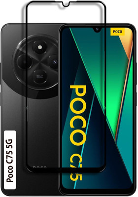iCopertina Edge To Edge Tempered Glass for Poco C75 5G(Pack of 1)