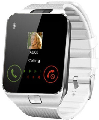 zxb Edge To Edge Tempered Glass for DZ09 Bluetooth Smartwatch(Pack of 1)
