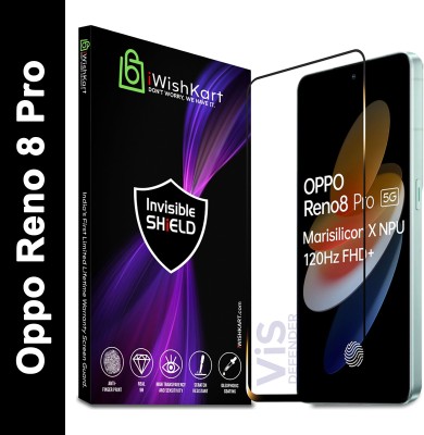 iWishKart Edge To Edge Tempered Glass for OPPO Reno8 Pro, OPPO RENO 8 Pro, OPPO RENO 8 Pro 5G Gorilla Glass, RENO8Pro / 8Pro(Pack of 1)