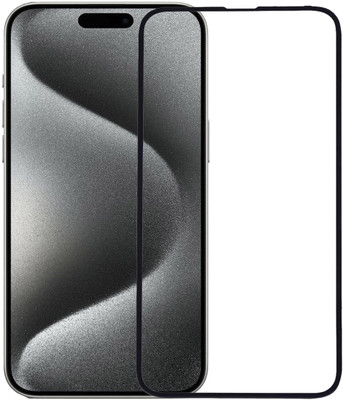 INFINITYWORLD Edge To Edge Tempered Glass for Apple iphone 15 Pro Max, Iphone 15 Pro Max(Pack of 1)