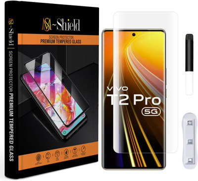 MS-Shield Edge To Edge Tempered Glass for Vivo T2 Pro 5G(Pack of 1)