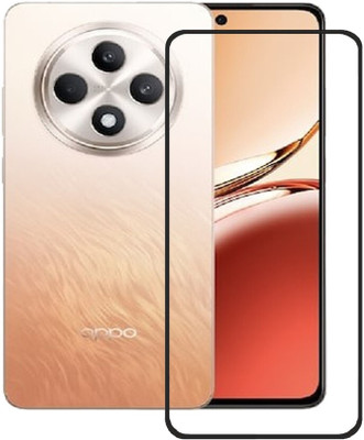 DMJHP Edge To Edge Tempered Glass for Oppo Reno 12F(Pack of 1)