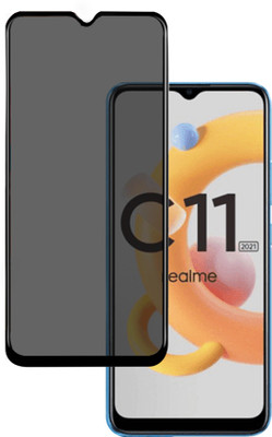 GLOBAL NOMAD Edge To Edge Tempered Glass for realme C11 2021(Pack of 1)