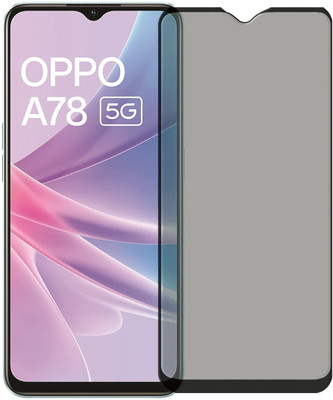 GLOBAL NOMAD Edge To Edge Tempered Glass for OPPO A78 5G(Pack of 1)