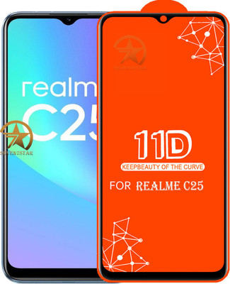 HQ Protection Edge To Edge Tempered Glass for REALME C25(Pack of 1)