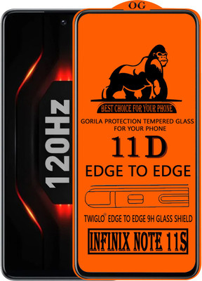 TWIGLO Edge To Edge Tempered Glass for INFINIX NOTE 11S(Pack of 1)