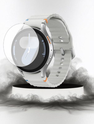 NLLYW Edge To Edge Tempered Glass for Samsung Galaxy Watch 7 44mm(Pack of 1)