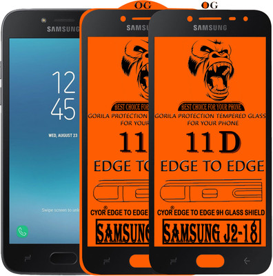 CYOR Edge To Edge Tempered Glass for SAMSUNG J2-18(Pack of 2)