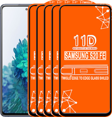 TWIGLO Edge To Edge Tempered Glass for SAMSUNG S20 FE(Pack of 5)