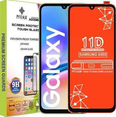 PFOAM Edge To Edge Tempered Glass for SAMSUNG GALAXY A05S(Pack of 1)