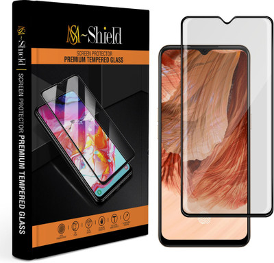 MS-Shield Edge To Edge Tempered Glass for OPPO F17(Pack of 1)