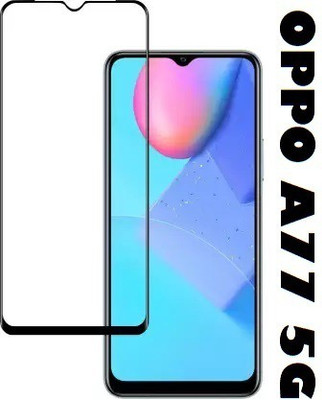 ASVALBUY Edge To Edge Tempered Glass for Oppo A77 5G(Pack of 1)