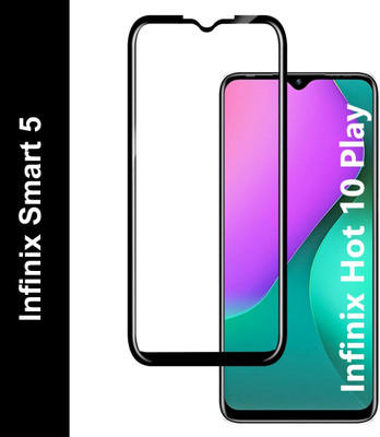 Gorilla Elite Edge To Edge Tempered Glass for Infinix Hot 10 Play, INFINIX Hot 10 Play, Infinix Smart 4 Plus, Infinix Smart 4, Infinix Smart 5, Infinix Hot 10s(Pack of 1)