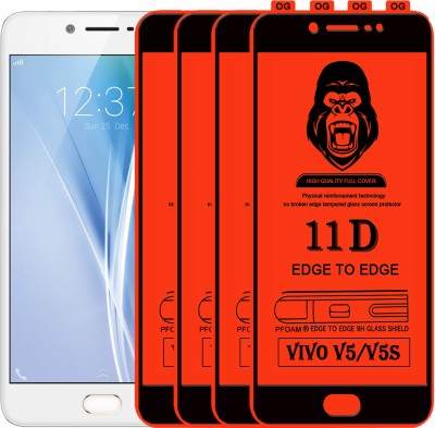 Laxdom Edge To Edge Tempered Glass for VIVO V5S(Pack of 4)