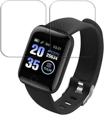 ARBAN Edge To Edge Tempered Glass for ID-116 Plus Smartwatch SMARTWATCH SCREEN GUARD(Pack of 2)