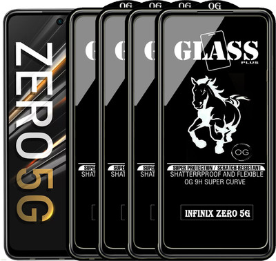 PFOAM Edge To Edge Tempered Glass for INFINIX ZERO 5G(Pack of 4)