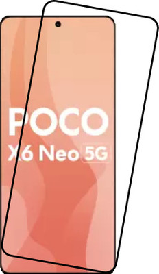 SMARTCASE Edge To Edge Tempered Glass for POCO X6 Neo 5G(Pack of 1)