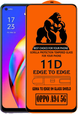 GDMA Edge To Edge Tempered Glass for OPPO A94 5G(Pack of 1)