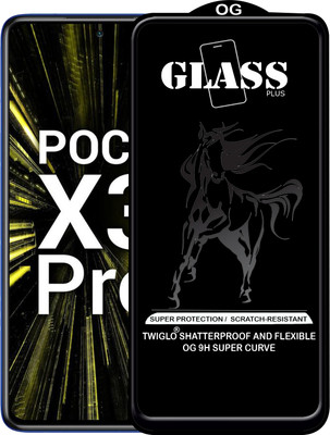 TWIGLO Edge To Edge Tempered Glass for REDMI POCO X3 PRO(Pack of 1)