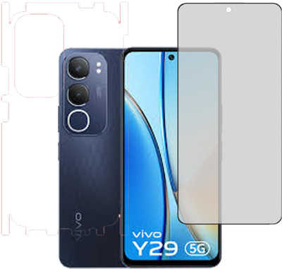VAYUVAULT Edge To Edge Tempered Glass for Vivo Y29 5g(Pack of 2)