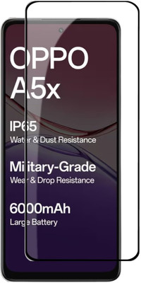NSTAR Edge To Edge Tempered Glass for Oppo A5x 5G(Pack of 1)
