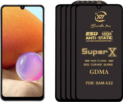 GDMA Edge To Edge Tempered Glass for SAMSUNG A32 4G(Pack of 5)