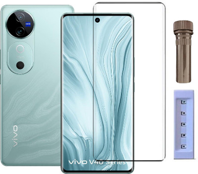 crixus Edge To Edge Tempered Glass for Vivo V40 Pro(Pack of 1)