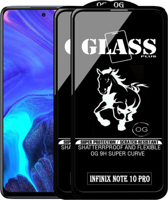 PFOAM Edge To Edge Tempered Glass for INFINIX NOTE 10 PRO(Pack of 2)