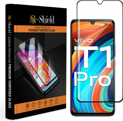 MS-Shield Edge To Edge Tempered Glass for Vivo T1 Pro 5G(Pack of 1)